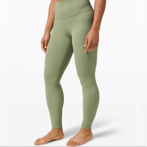 Lululemon Align 25” willow green size 8
